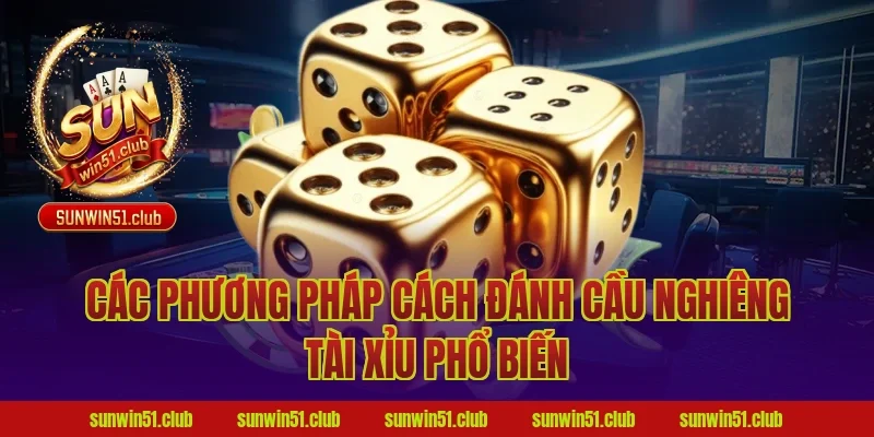 Các phương pháp cách đánh cầu nghiêng tài xỉu phổ biến