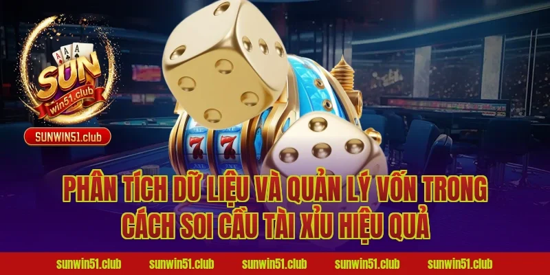 Phân tích dữ liệu và quản lý vốn trong cách soi cầu tài xỉu hiệu quả